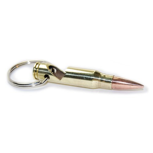 Lucky Shot 7.62/.308 Caliber Bullet Bottle Opener Keychain 