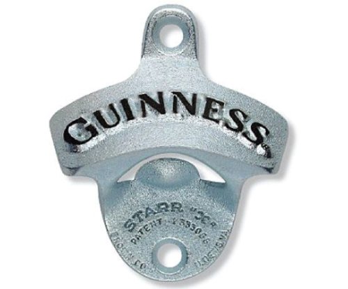 Guinness Stainless Steel Bottle Cap Catcher for Wall Mount Bottle Openers New!!