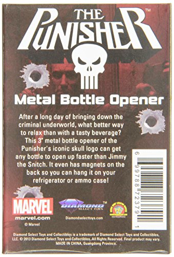 Punisher Skull Symbol Marvel Comics Metal Bottle Opener 