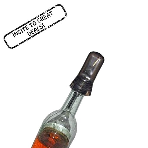 12 Liquor Bottle Universal Pour Spout Dust Cap Cover (Clear 
