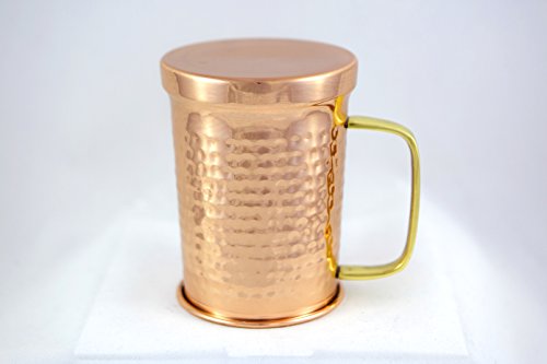Heavy Gauge Alchemade Copper Beer Stein No lining 20oz ALCH-1220 100% Pure Hammered Copper mug