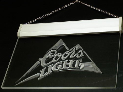 Coors Light Beer Bar Pub LED Neon Sign Man Cave 004