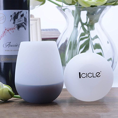 Silicon Wine Glasses Drink Beer Rubber Flexible Cup Travel Camping LR