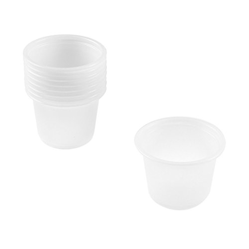 Pudding 3oz 100 Count Clear Plastic Cups Small Disposable Dixie Party Cups Great Container for Sauce Jello Shots Zcaukya Mini Disposable Shot Cups Sample Tasting 