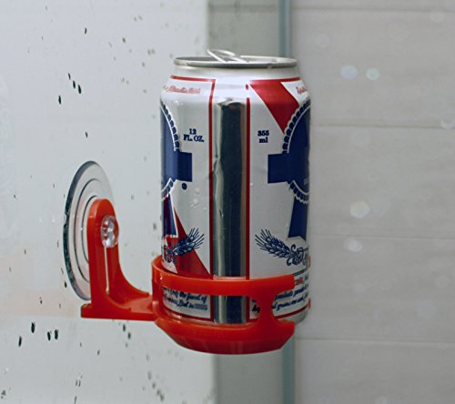 Shower Drink Holder Beer /& Wine Bath Suction Cup Beverage Bottle Drink Glass Holder Caddy Stainless Steel Spring Design