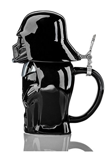 Ceramic with Metal Hinge New Star Wars Darth Vader Stein Collectible Mug 22 Oz 