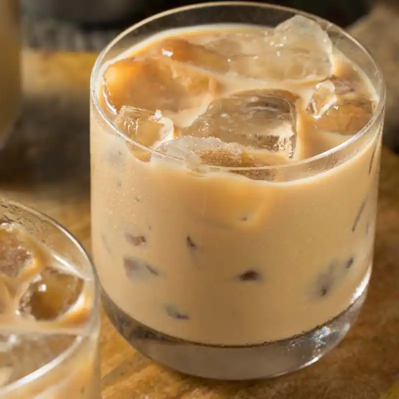 White Russian with Irish cream like Bailey's